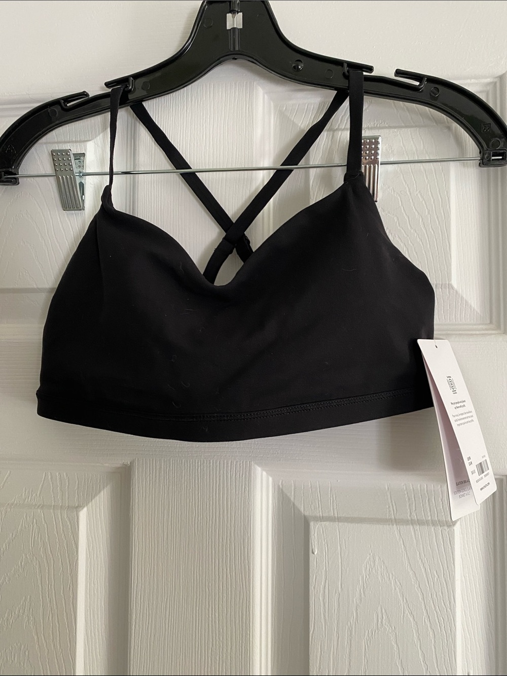 Athleta Black Cross-Back Bralette